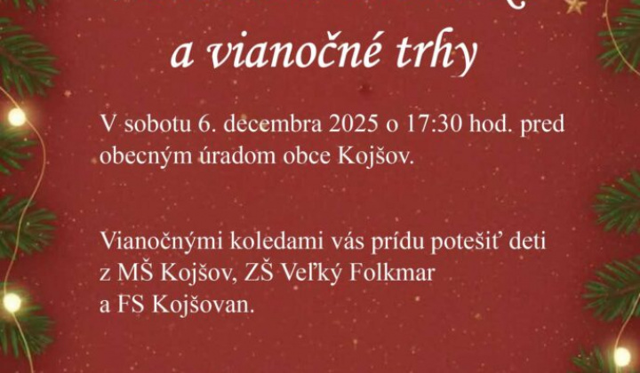 1. fotografia fotogalérie Aktuality / Vianočné trhy a rozsvietenie vianočného stromčeka - foto