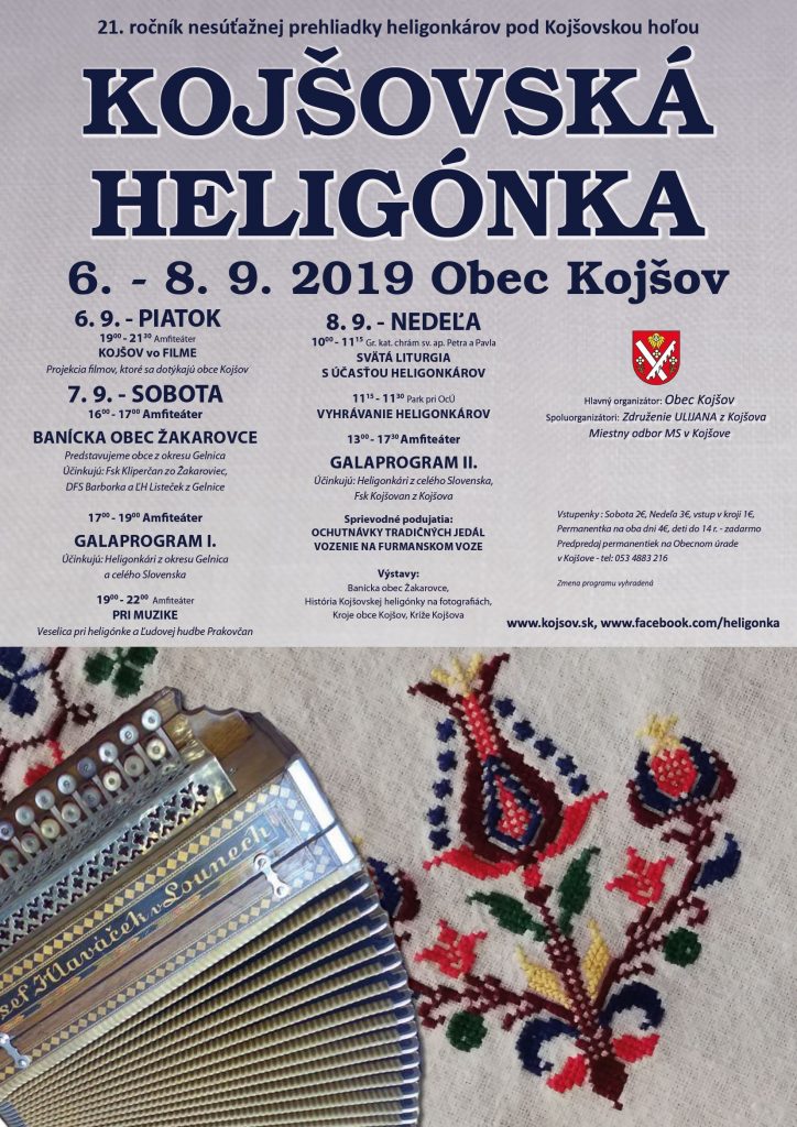 kojšovská heligónka 2019